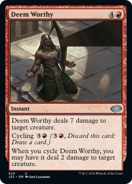 Deem Worthy [Jumpstart 2022] | Cards and Coasters CA