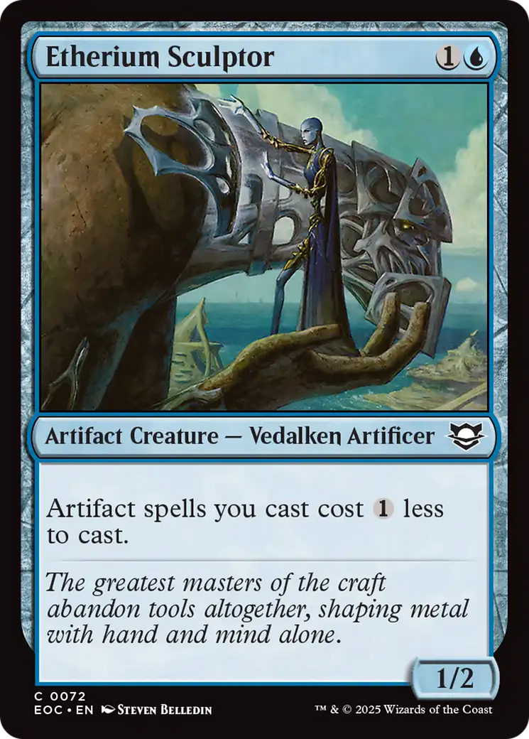 Etherium Sculptor [Edge of Eternities Commander] | Cards and Coasters CA