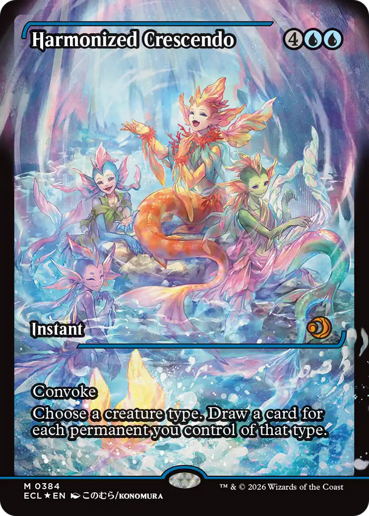 Harmonized Crescendo (0384) (Showcase) [Lorwyn Eclipsed] | Cards and Coasters CA