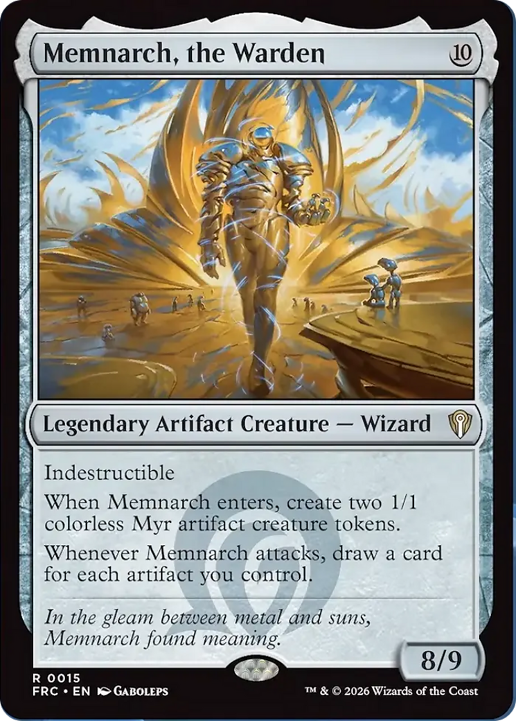 Memnarch, the Warden [Reality Fracture Commander] | Cards and Coasters CA