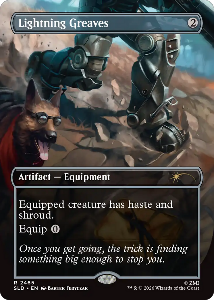 Lightning Greaves (2465) [Secret Lair Drop Series] | Cards and Coasters CA