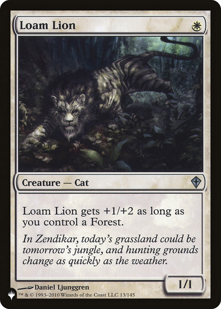 Loam Lion [The List Reprints] | Cards and Coasters CA