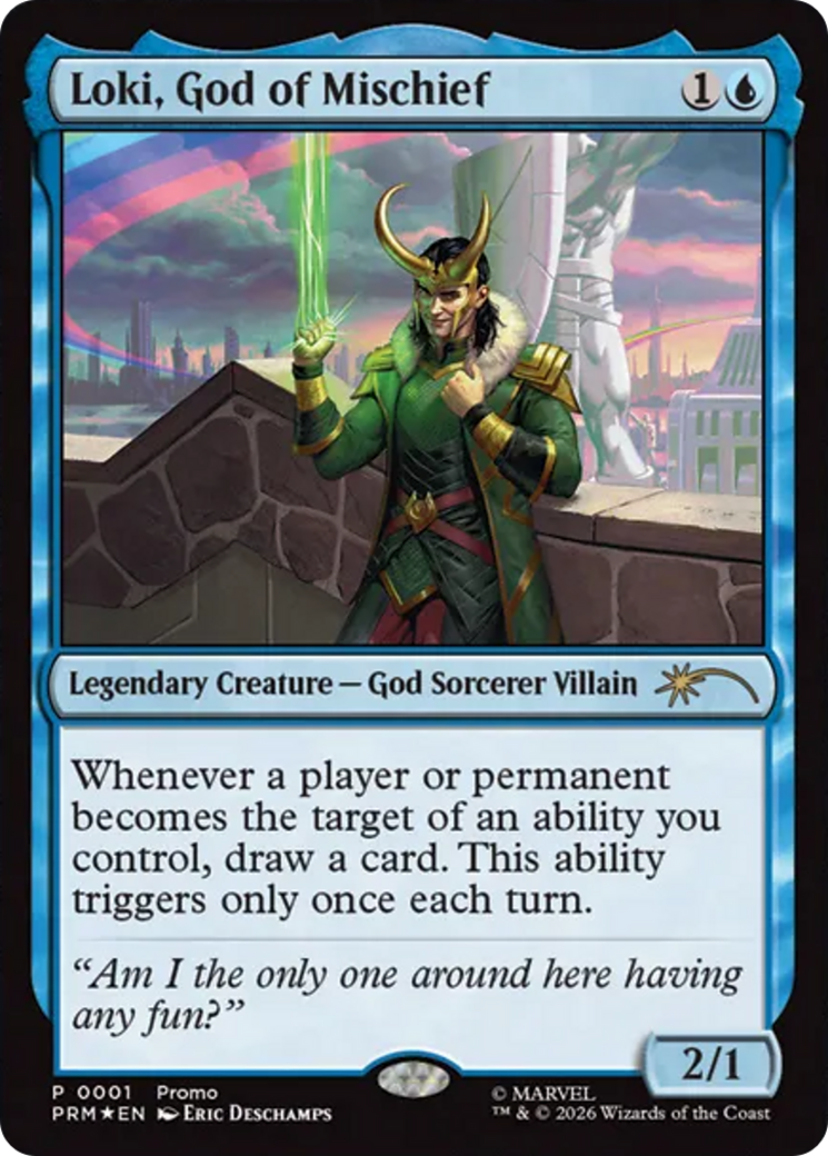 Loki's Scepter (Surge Foil) [Marvel Super Heroes Commander] | Cards and Coasters CA