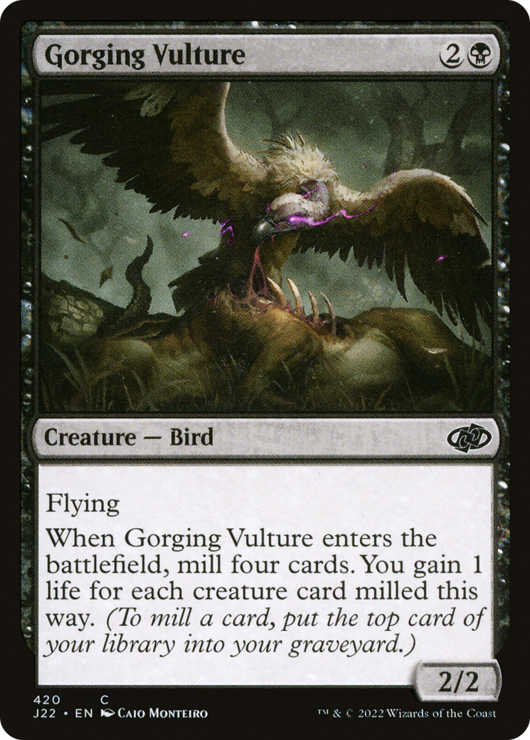 Gorging Vulture [Jumpstart 2022] | Cards and Coasters CA