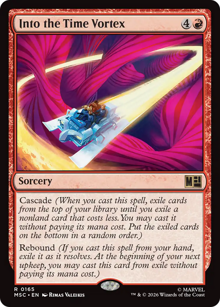 Into the Time Vortex (Surge Foil) [Marvel Super Heroes Commander] | Cards and Coasters CA
