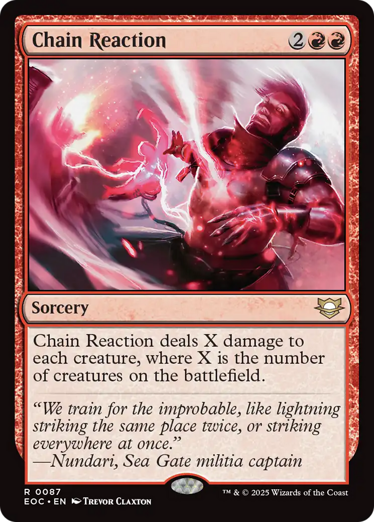Chain Reaction [Edge of Eternities Commander] | Cards and Coasters CA