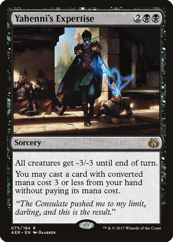 Yahenni's Expertise [Aether Revolt] | Cards and Coasters CA