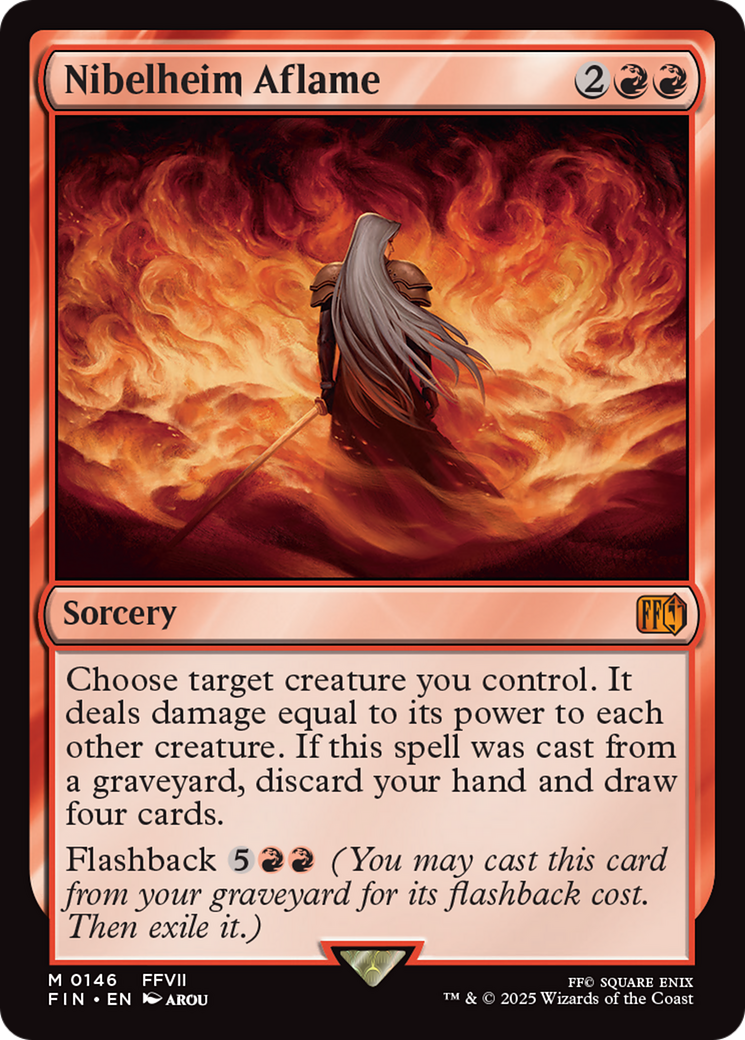 Nibelheim Aflame [FINAL FANTASY] | Cards and Coasters CA