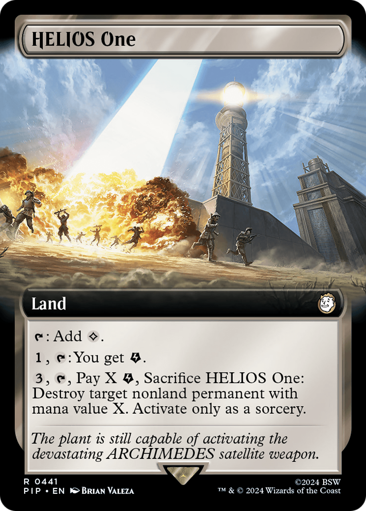 HELIOS One (Extended Art) [Fallout] | Cards and Coasters CA