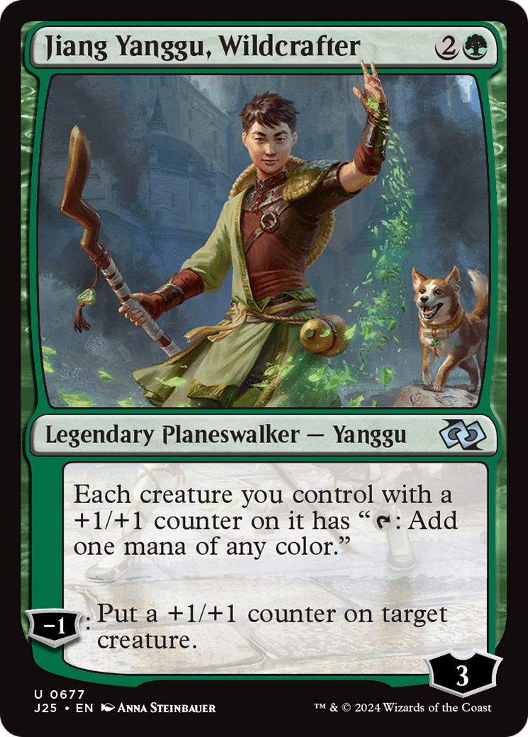 Jiang Yanggu, Wildcrafter [Foundations Jumpstart] | Cards and Coasters CA