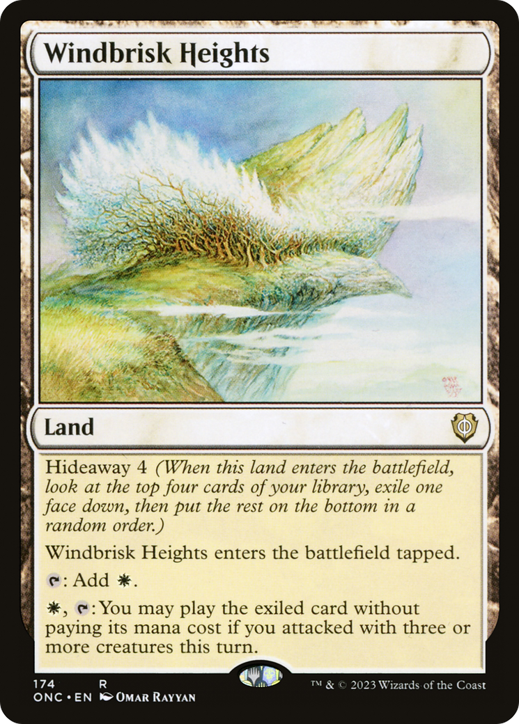 Windbrisk Heights [Phyrexia: All Will Be One Commander] | Cards and Coasters CA