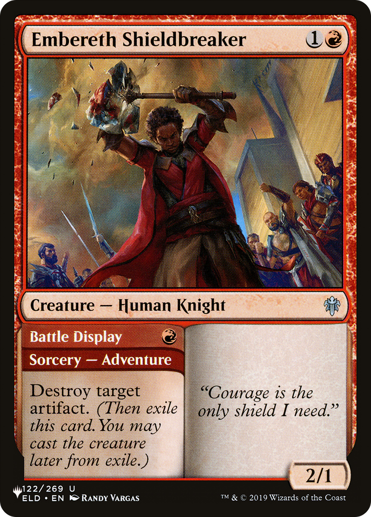Embereth Shieldbreaker [The List] | Cards and Coasters CA