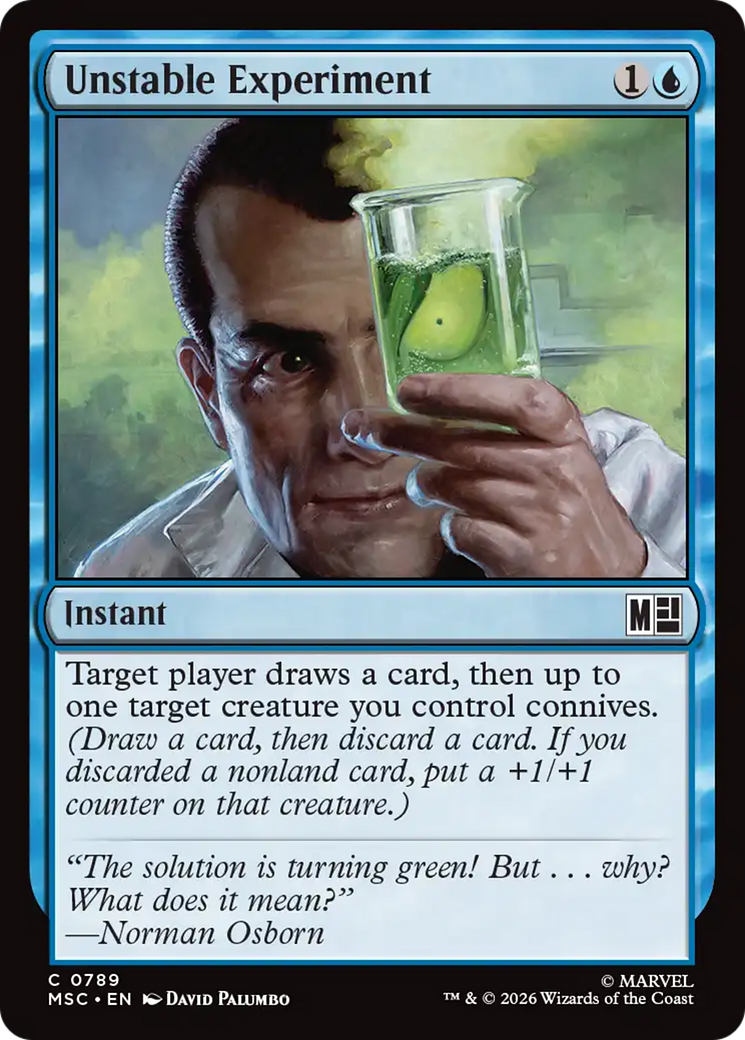 Unstable Experiment [Marvel Super Heroes Commander] | Cards and Coasters CA