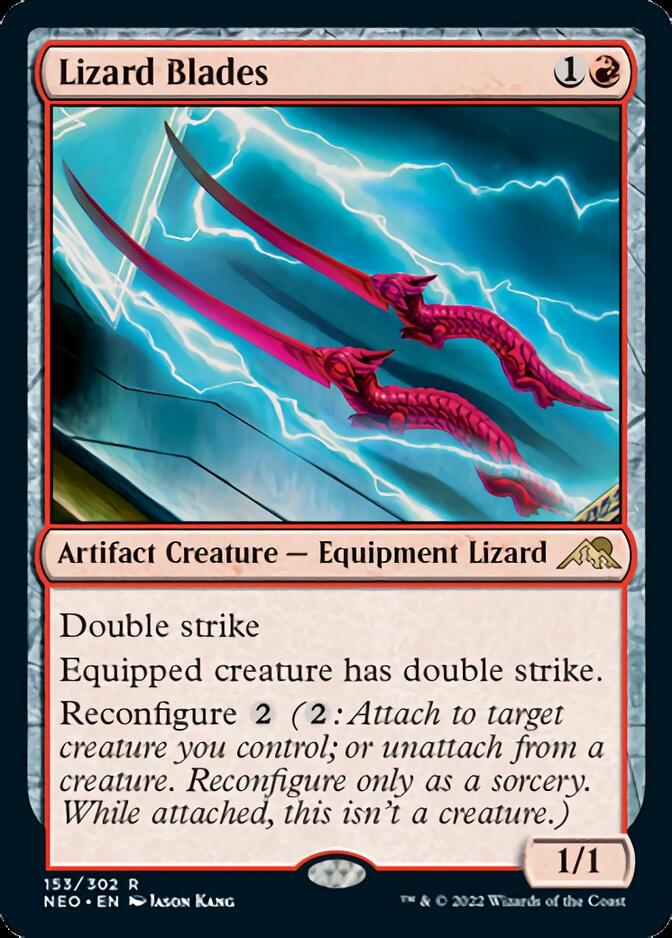 Lizard Blades [Kamigawa: Neon Dynasty] | Cards and Coasters CA