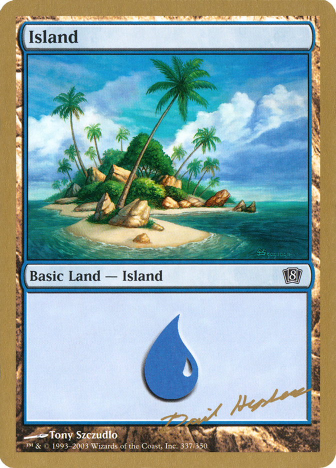 Island (dh337) (Dave Humpherys) [World Championship Decks 2003] | Cards and Coasters CA