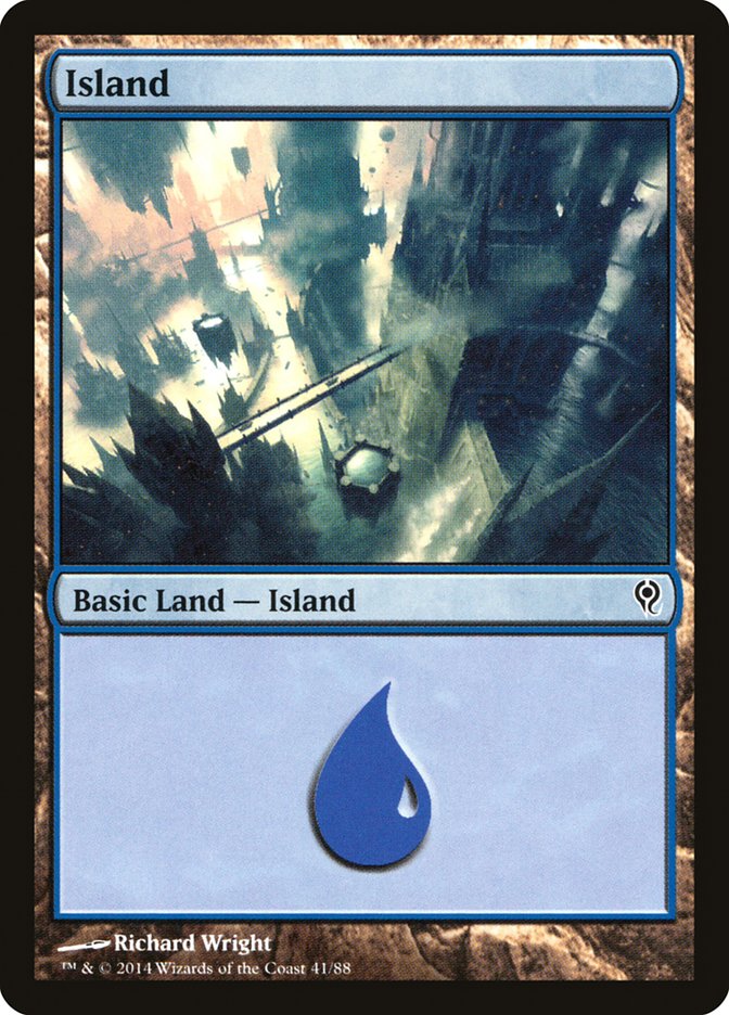 Island (41) [Duel Decks: Jace vs. Vraska] | Cards and Coasters CA