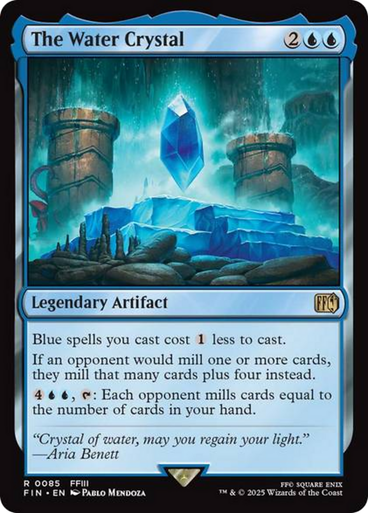 The Water Crystal [FINAL FANTASY] | Cards and Coasters CA
