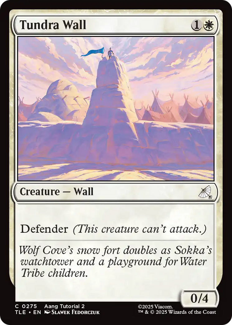 Tundra Wall (0275) [Avatar: The Last Airbender: Eternal-Legal] | Cards and Coasters CA