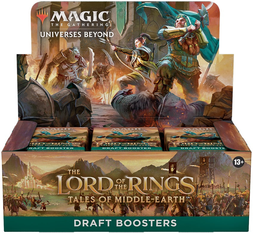 LOTR: Tales of Middle Earth Draft Booster Box | Cards and Coasters CA