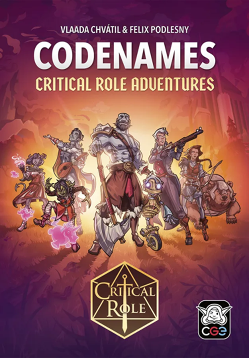 Codenames Critical Role Adventures | Cards and Coasters CA