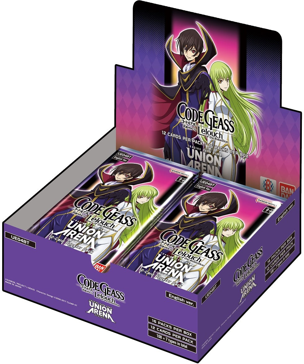 Union Arena - Code Geass Booster Box | Cards and Coasters CA