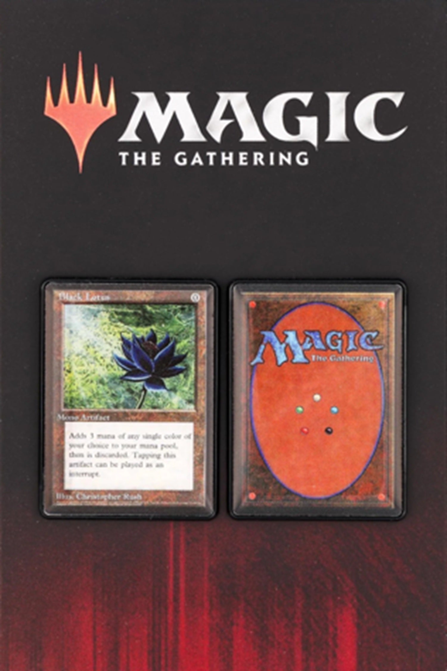 MTG Black Lotus Enamel Pin Set | Cards and Coasters CA