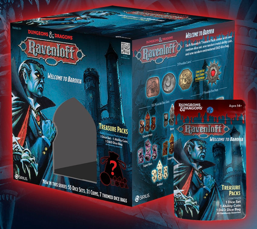 Dungeons and Dragon Ravenloff - D20 Treasure Pack | Cards and Coasters CA