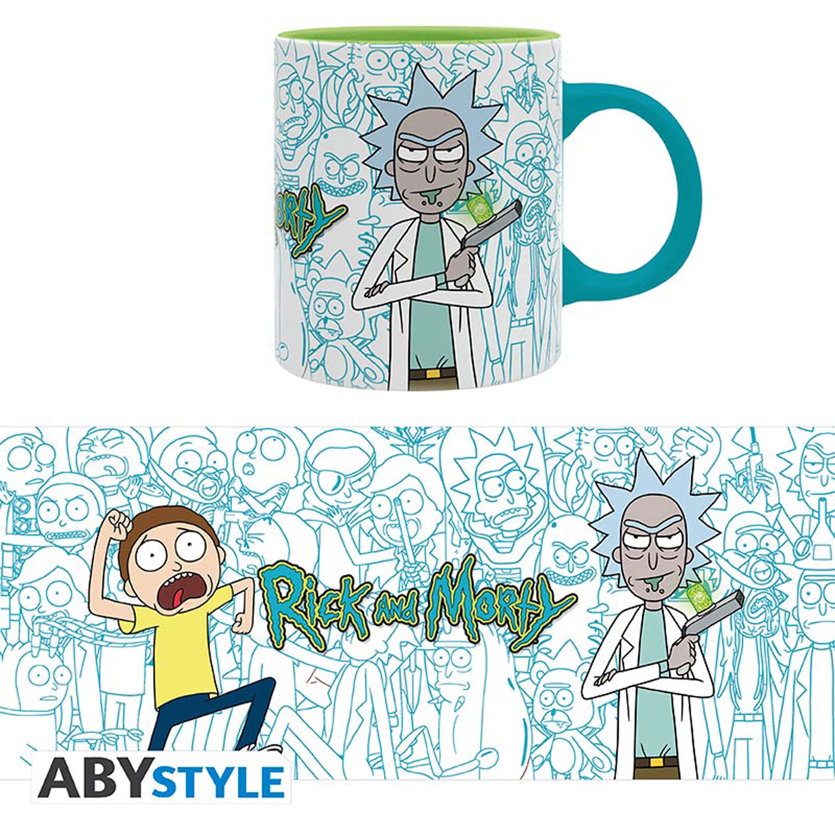 Rick and Morty All Ricks and Mortys Mug | Cards and Coasters CA