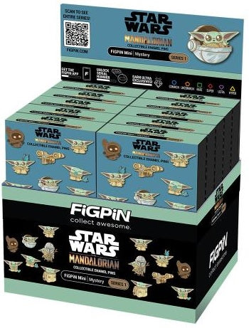 Fig Pin: Mandalorian Grogu Mystery Minis | Cards and Coasters CA