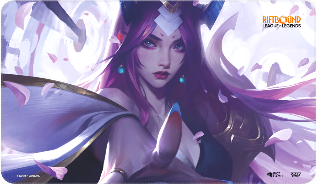 Riftbound Spiritforged Playmat - Spirit Blossom Irelia | Cards and Coasters CA