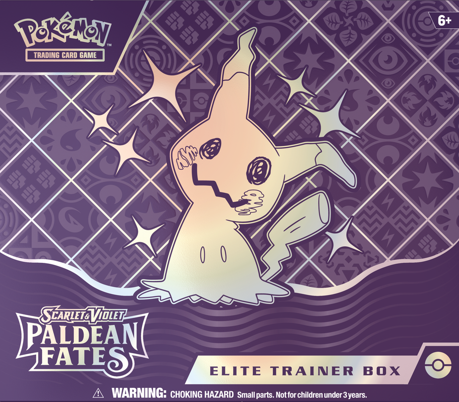 Pokemon Elite Trainer box - Paldean Fates | Cards and Coasters CA
