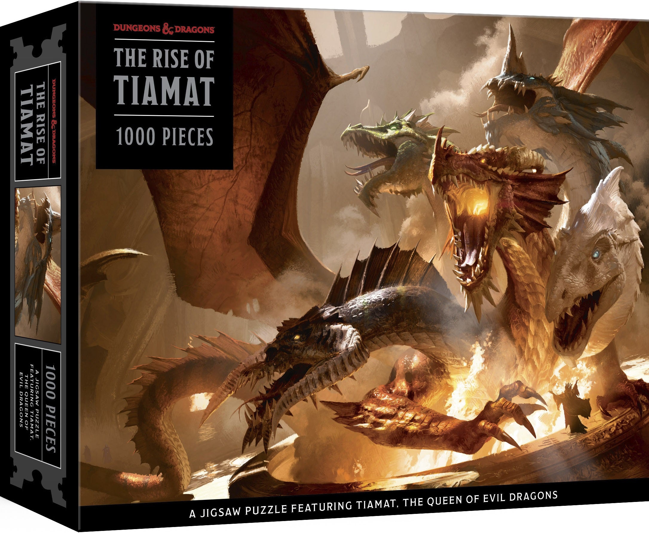 Dungeons and Dragons: Puzzle: The Rise of Tiamat 1000 Pieces | Cards and Coasters CA