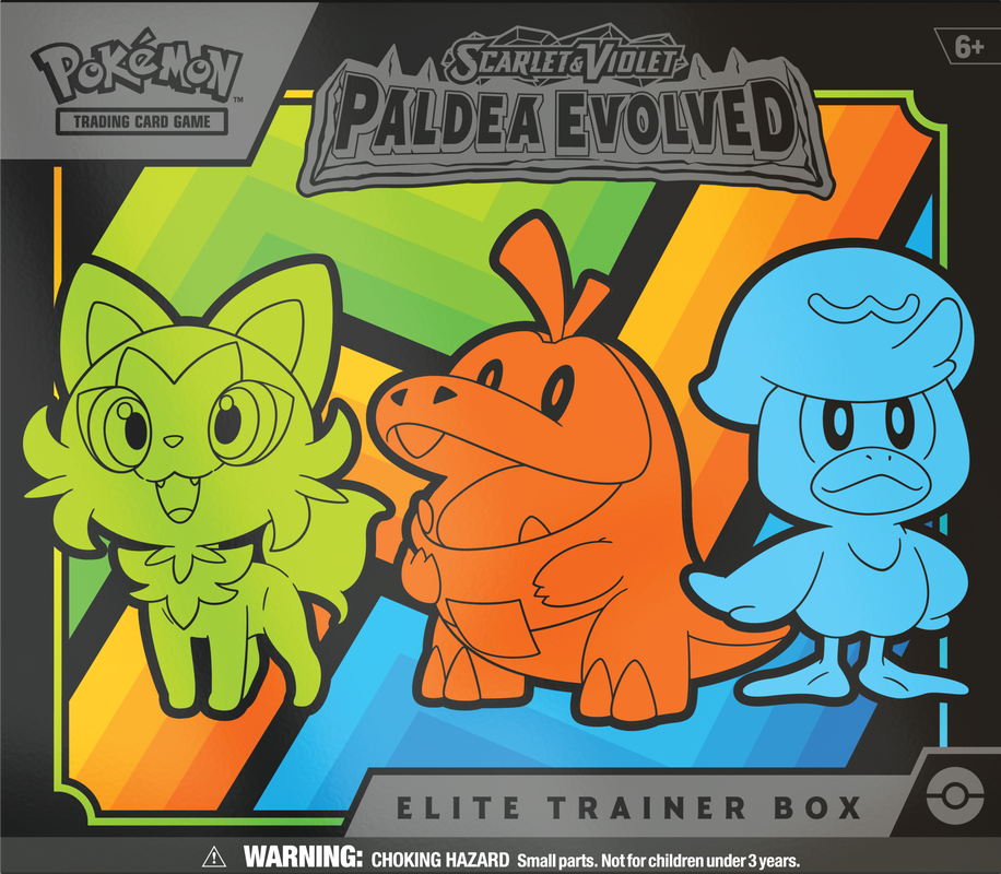 Pokemon Elite Trainer box - Paldea Evolved | Cards and Coasters CA