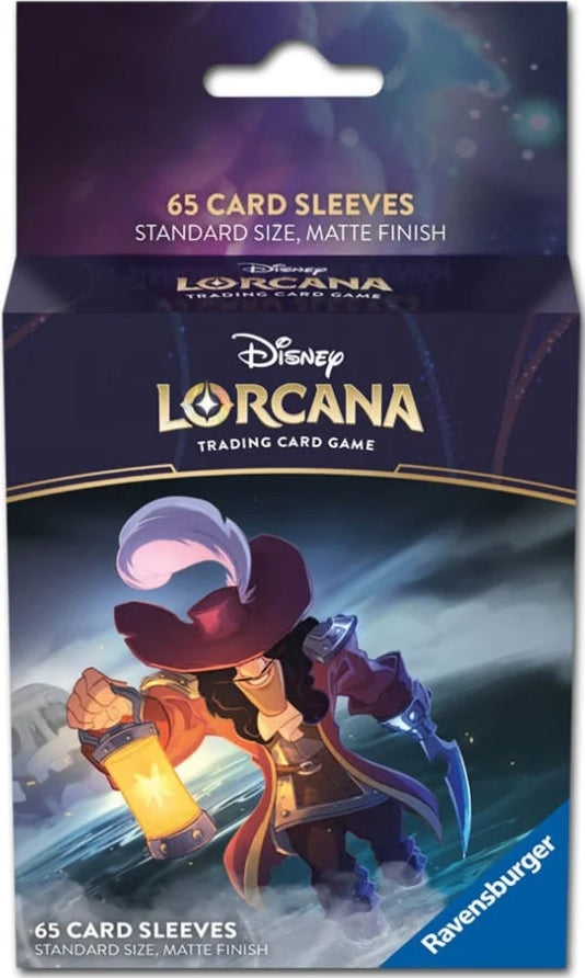 Lorcana Card Sleeve: Captain Hook | Cards and Coasters CA