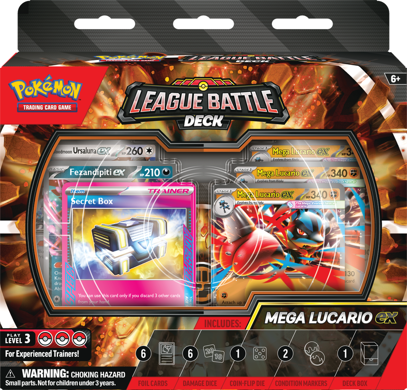 Mega Lucario EX - League Battle Deck | Cards and Coasters CA