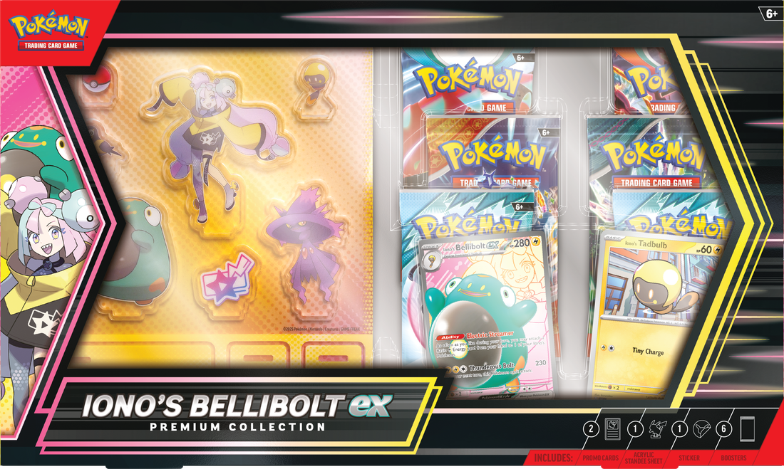 Pokémon: Scarlet & Violet: Iono's Bellibolt Premium collection | Cards and Coasters CA
