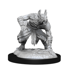 D&D Unpainted Minis Jackalwere & Jackal | Cards and Coasters CA