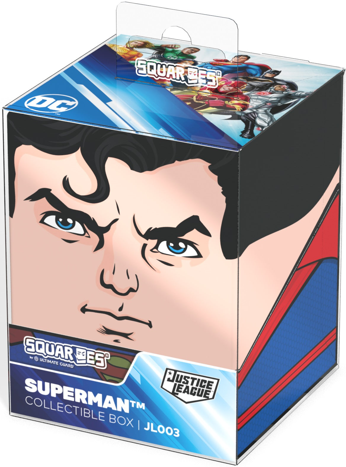 Ultimate Guard Deck Box: Squaroes DC Justice Leauge: Superman | Cards and Coasters CA