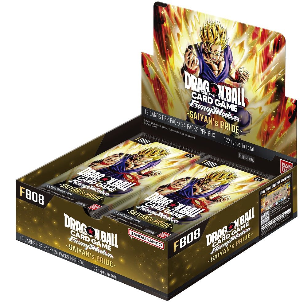 Dragon Ball Fusion World - FB08 - Saiyan's Pride Booster Box | Cards and Coasters CA