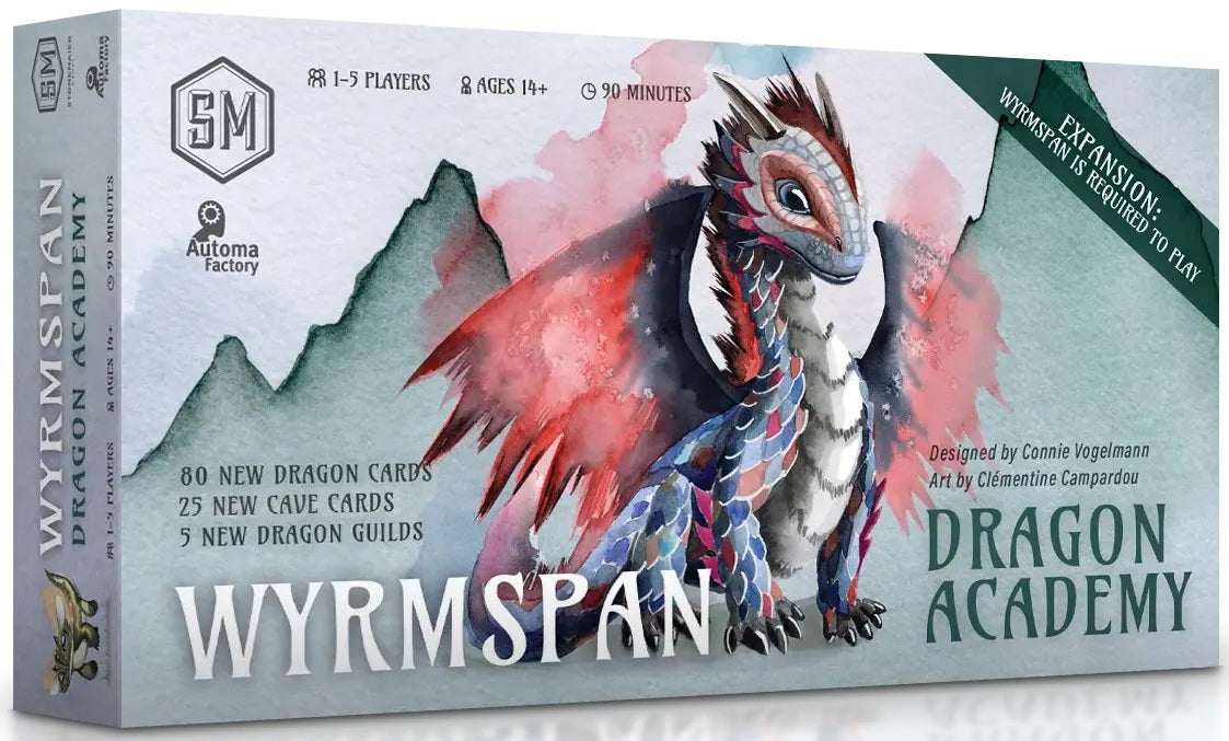 Wyrmspan Dragon Academy | Cards and Coasters CA