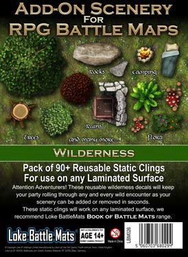 ADD ON SCENERY FOR RPG MAPS WILDERNESS | Cards and Coasters CA
