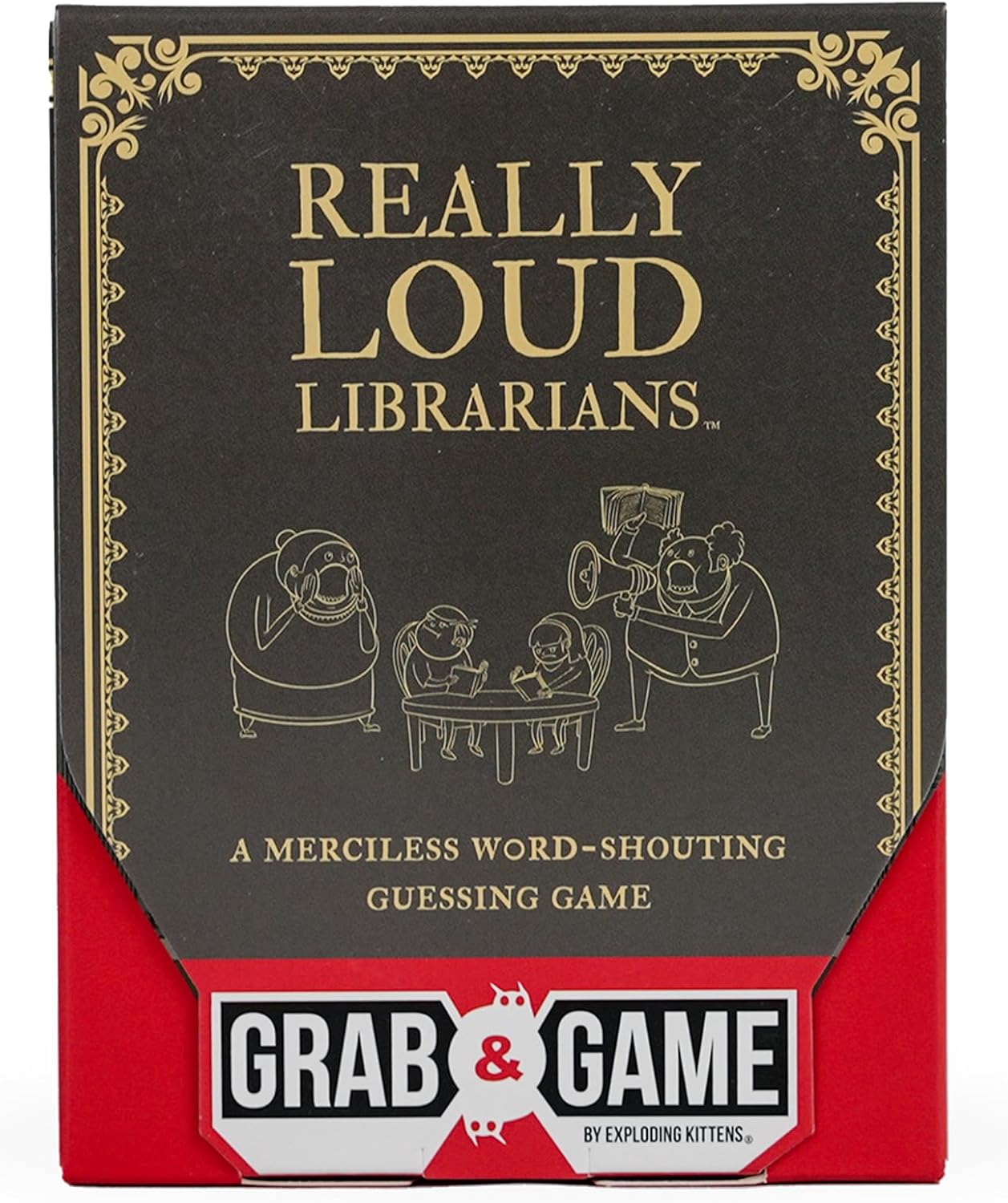 Really Loud Librarians Grab & Game | Cards and Coasters CA