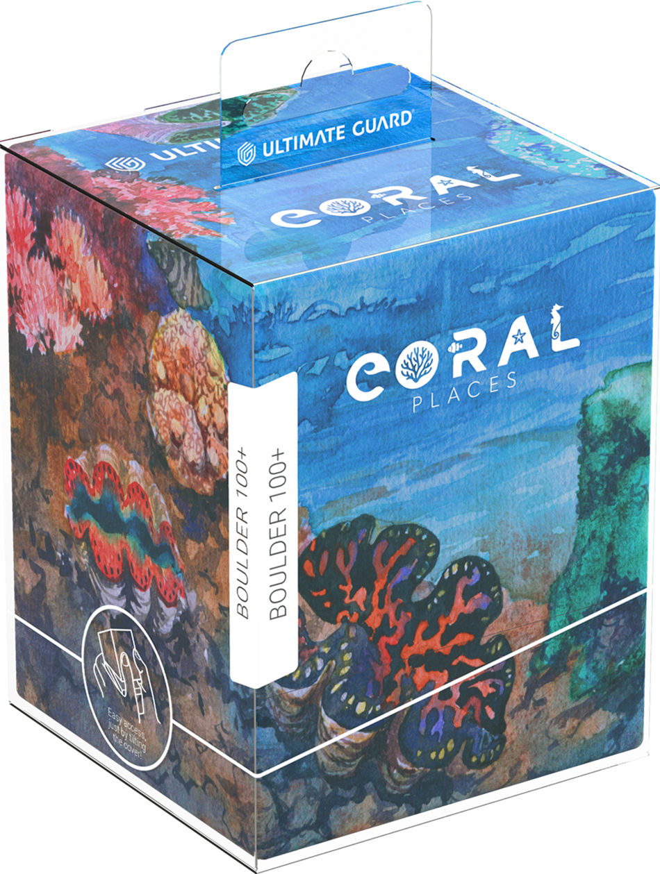 Ultimate Guard Deck Box: Boulder - Coral Place - Seablue Hush | Cards and Coasters CA
