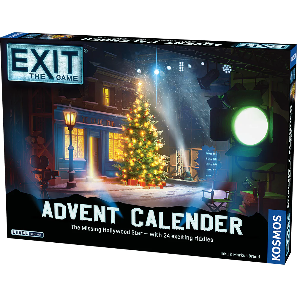 Board Game: Exit The Game: Advent Calendar Missing Hollywood Star | Cards and Coasters CA