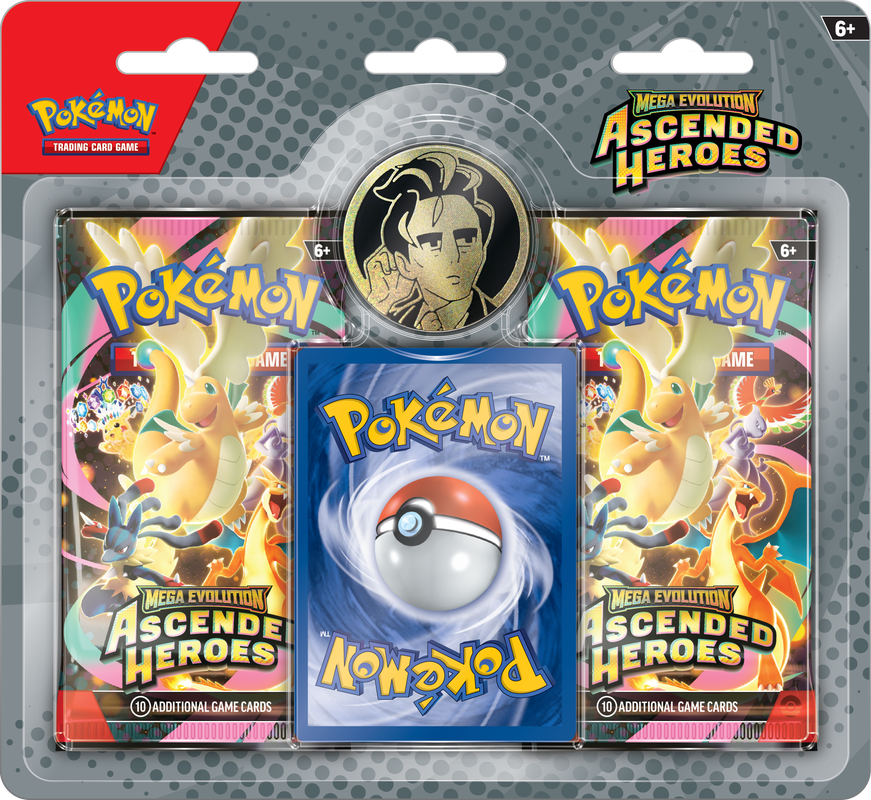 Pokemon: Ascended Heroes 2-Pack Blister Collection Erika/Larry | Cards and Coasters CA