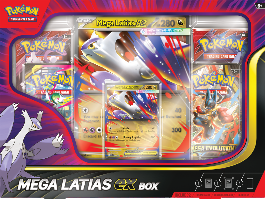Pokemon: Mega Evolution - Mega Latias EX Box | Cards and Coasters CA
