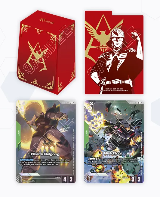 Gundam - Official Card Case Set 02 - Deck box | Cards and Coasters CA
