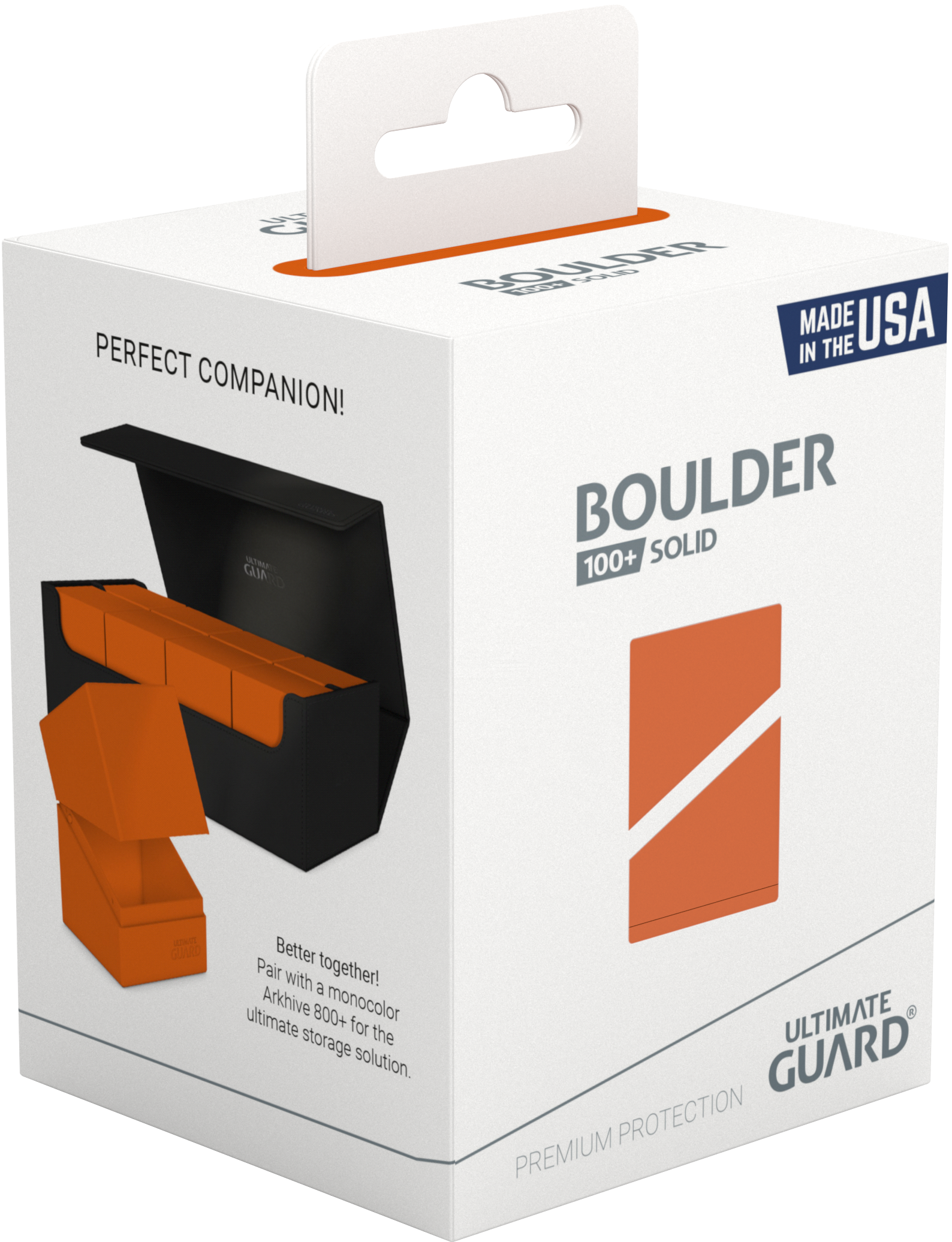 Boulder Solid: Orange | Cards and Coasters CA