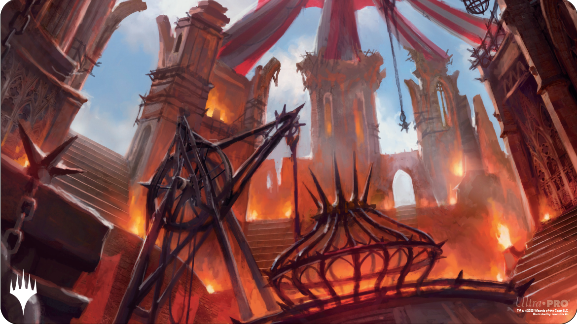 Playmat MTG: Blood Crypt | Cards and Coasters CA