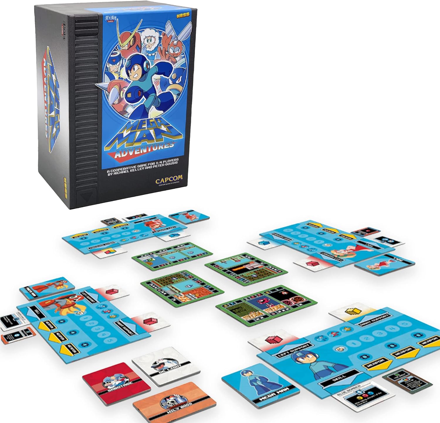 Megaman Adventures Board Game | Cards and Coasters CA